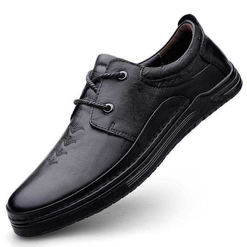 

Модная новая мужская обувь, роскошный бренд для мужчин, деловая обувь, натуральная кожа, мужские повседневные оксфорды, универсальные мужские свадебные туфли 46 чёрный