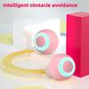 Cat Interactive Ball Toy Training Self-moving Kitten Electric Cat Ball Toys with Light USB Rechargeable Smart Pet Magic Ball Toy