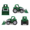 Tracteur - lena - workies 1263 - 14 cm - plastique abs - avec pelle incluse