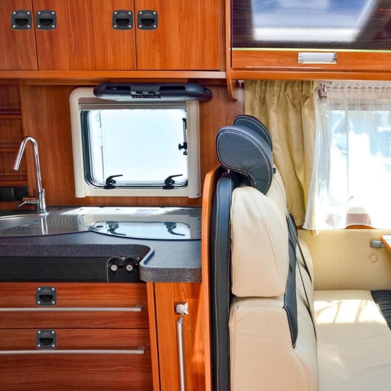 Pack Of 4 Marine Nylon Boat Hatches Pull Handles Corrosion Resistant Marine Hatches Lift Handles for Yachts & Sailboats