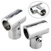Marine Grade Stainless Steel Handrail Connector Compatible with Various Sizes