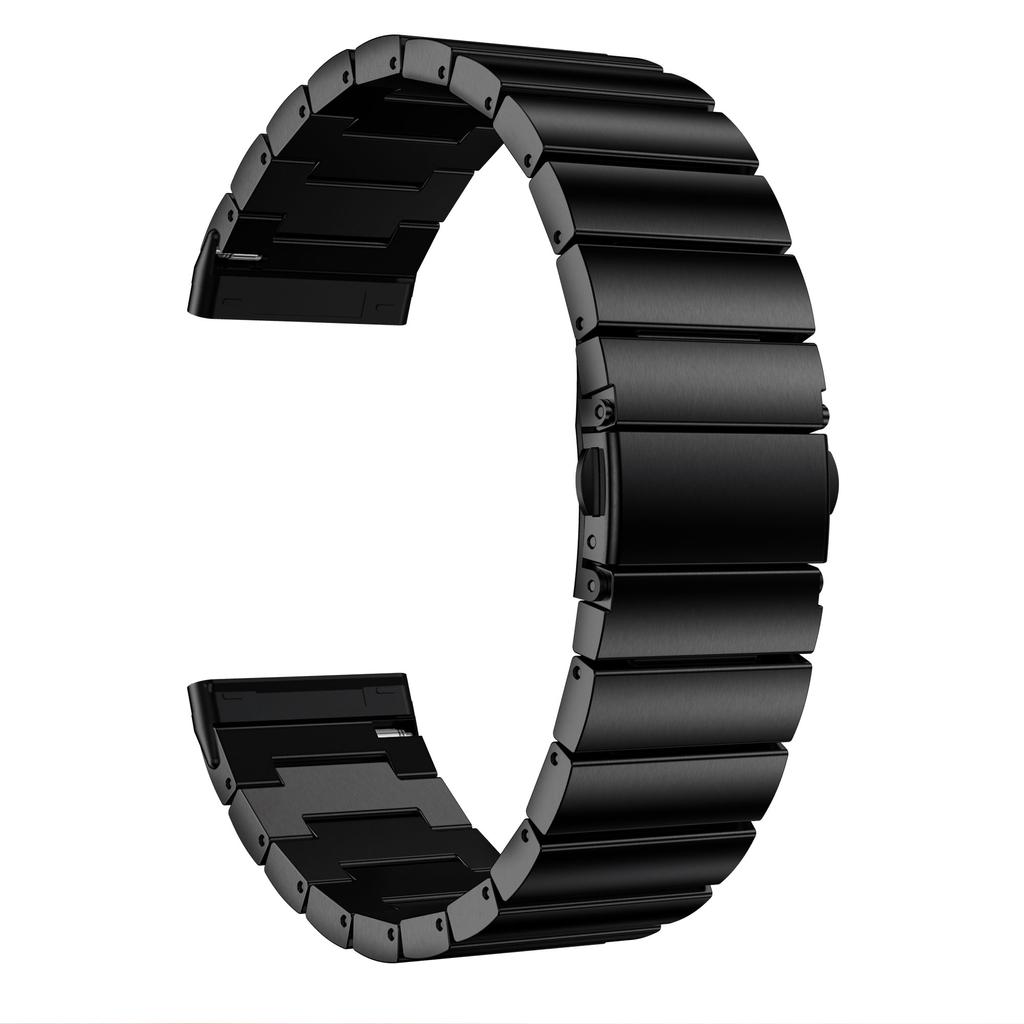 Single Row Stainless Steel Smart Watch Band Replacement for Fitbit Versa 3