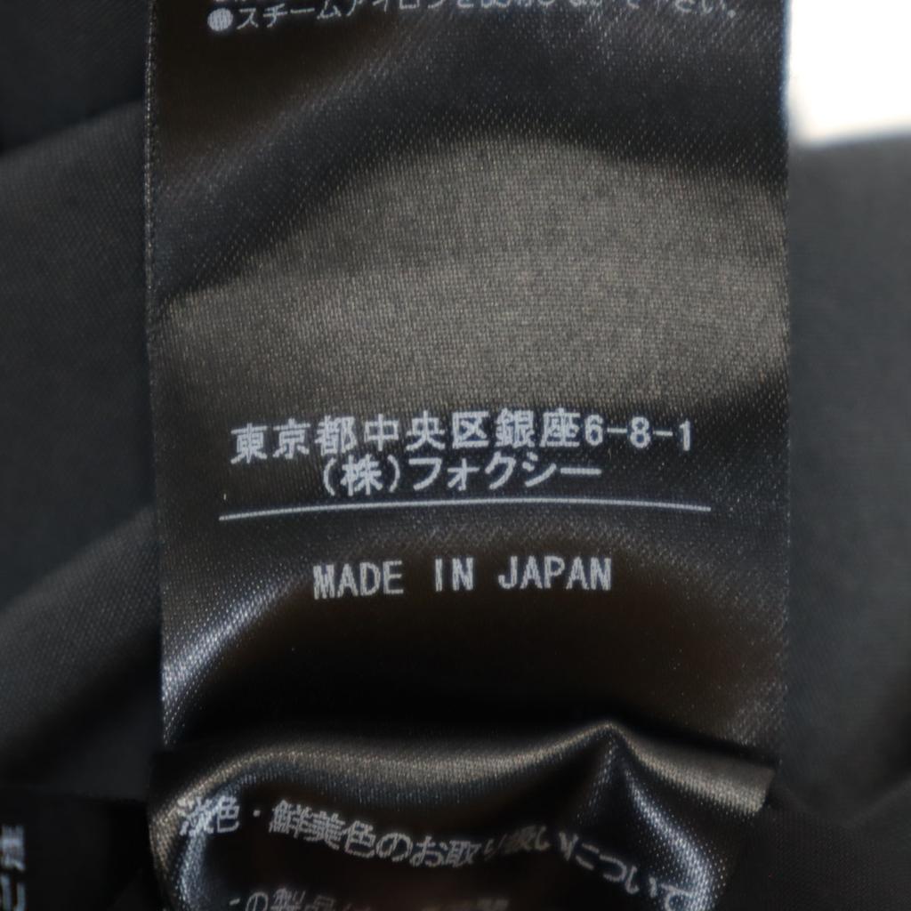 FOXEY Made in Japan Silk Blend No sleeve one piece 40 Charcoal gray Women Used