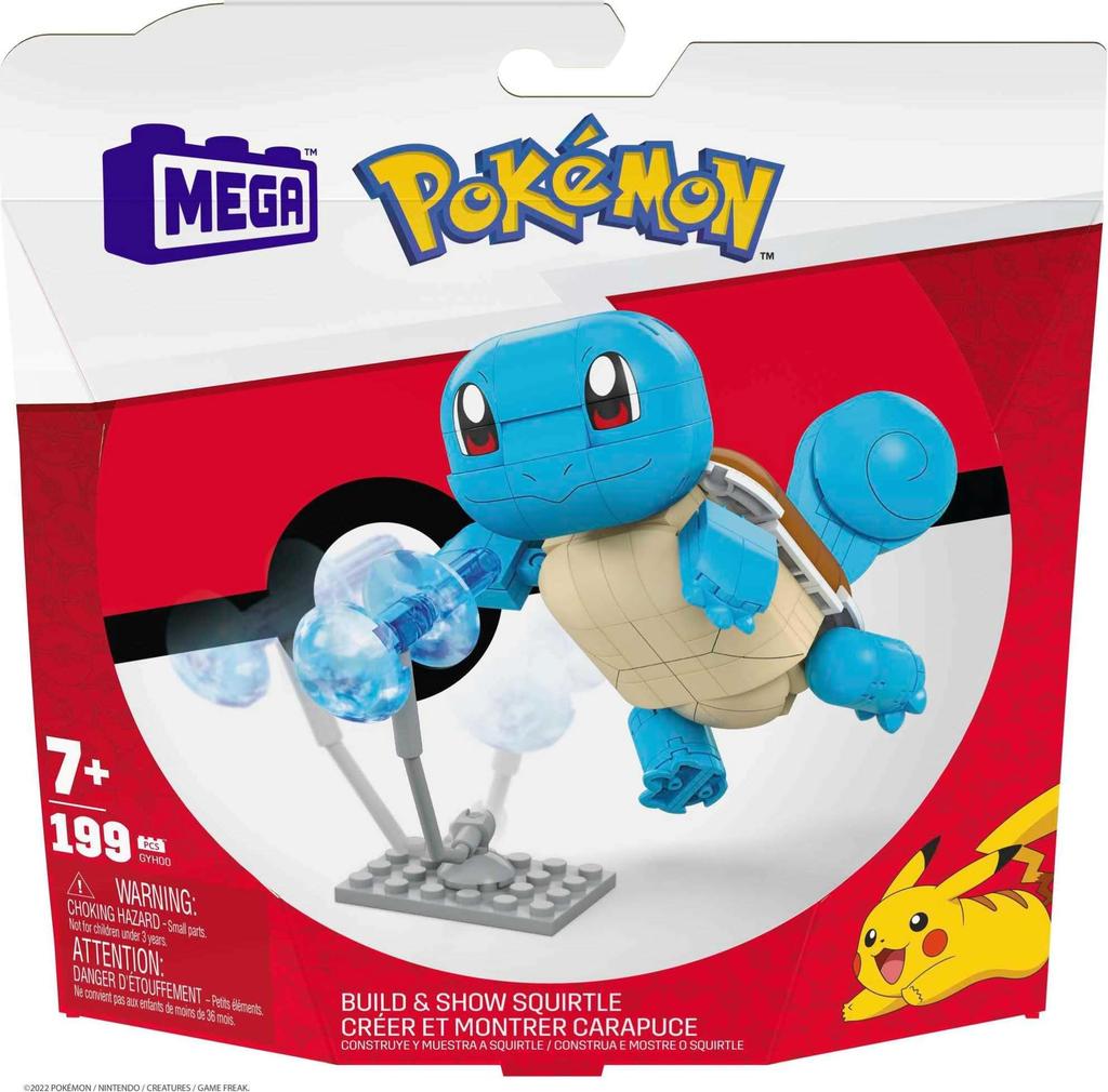 MEGA CONSTRUX Pokemon Big Series Squirtle [Building Block Set] [199 Pieces] [Ages 7 and Up] GYH00 (x 2)