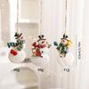 Christmas Home Decoration Pendant Resin Santa Claus Snowman Hanging Christmas Tree Hanging Decoration DIY