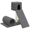 171608 vidaXL Cat Tree with Sisal Scratching Post Dark Grey 59 Cm