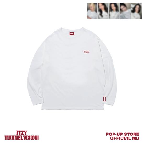 

Предзаказ Футболка с длинным рукавом из поп-ап магазина ITZY TUNNEL VISION