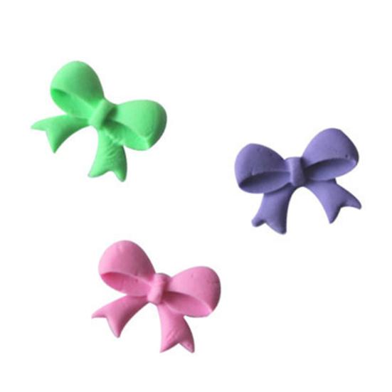 Pink Silicone Bowknot Cake Mold Decorating Baking Chocolate Fondant Mould Tool