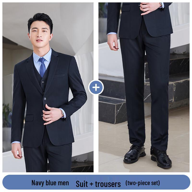 Trolman Professional Dark Stripe Suit Set