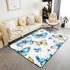 Erosebridal Outer Space Carpet 5x7 Universe Stars Moon Print Area Rug Planet Space Theme Indoor Floor Mat Cosmos Blue Decorative Rug for Boy