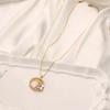 Moon Rhinestone Necklace for Women Ins Simple Niche Choker Versatile Gift for Student Friend