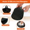 4 Piezas Alfombrilla de Silicona para Inducción Termocrómica Redonda Alfombrilla para Placa de Inducción Antideslizante Protector de Encimera para Cocina Casera