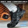 Steel Toe Shoes for Industrial Work Construction Site Anti-slip Work Shoes Ultra-light Sneakers Comfortable Safety Shoes for Men