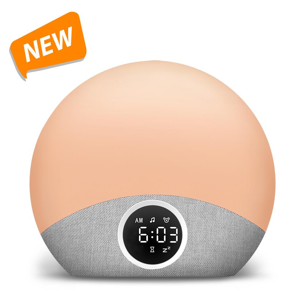 Hi-FiD New Design HFD-W23 Sleep Sound Machine Wake up Light Sunrise Alarm Clock White Noise Machine