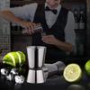 1 Stück 15/30ml oder 25/50ml Messbecher aus Edelstahl für Cocktails Doppelkopf-Alkoholmessbecher Bar-Unzenbecher Küchenzubehör