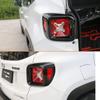 YOCTM Glossy Black Tail Light Cover for Jeep Renegade 2016 2017 2018 ABS Lamp Guard Protector Bezel Trim Exterior Accessories 2-PACK