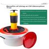 56/60mm Leakproof Grease Suction Plate Universal Fit Durable Butter Gun Oil Suction Pan for Car Truck Maintenance