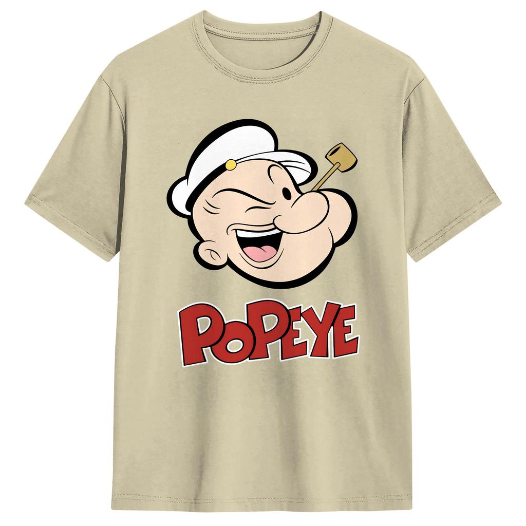 Popeyed The Sailorunisex Cotton Tshirt For Unisexs Summer Streetwear Tshirts Fashion Tees Oversize Cheap Tops
