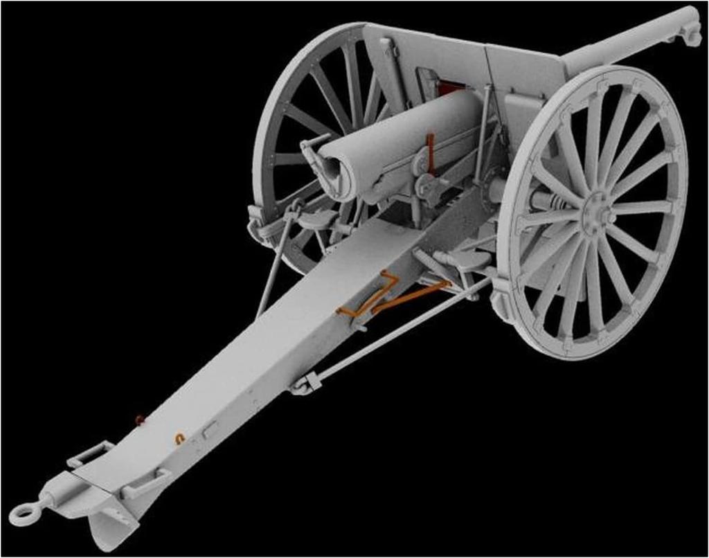 IBG 1/35 French 75mm Schneider M.1897 Field Gun, World War I Type, Plastic Model Kit PB35067