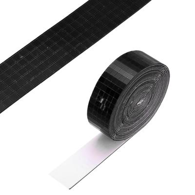 5x5mm Mirror Mosaic 3600 Pieces Square Mini Glass Mosaic Disco Tile Stickers for DIY Disco and Party Black Self-Adhesive Tiles, Crafts, Balls,