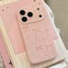 Pink bow phone case suitable for iPhone 16, iPhone 17, and iPhone 17 Pro Max