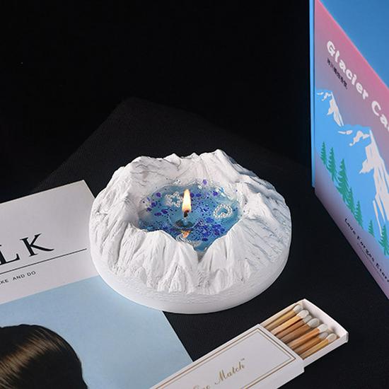 Snow Mountain Aromatherapy Smokeless Jelly Wax Candle Gift Set Freesia 50g