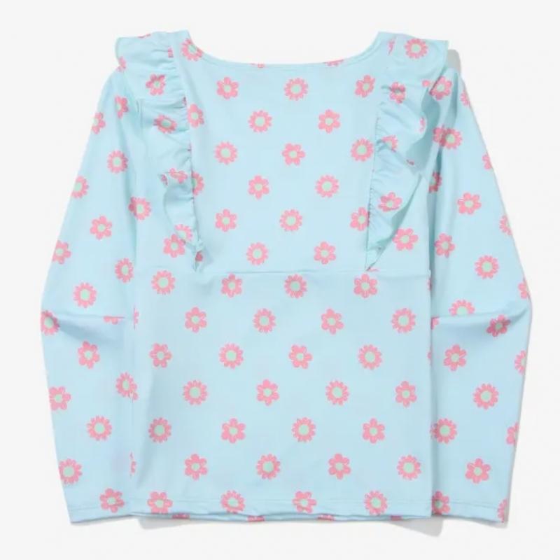 [fila Kids] Flower Rash Guard Setup  Fk2swf2a16f Pmi  q0zFk2swf2a16fPmi