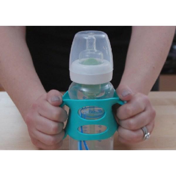 Dr. Brown silicone baby bottle handle 90g, mint, 2 pieces