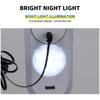 Remote/Key Control 16 - Inch Solar Fan with Solar Panels 5V Bulb Output Nightlight 12H Runtime USB & Nightlight Room Camping