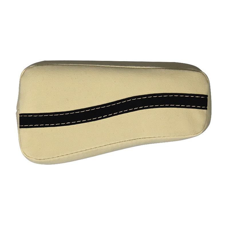 1Pcs Durable Suede Car Armrest Leg Cushion Memory Foam Knee Crash Pad Thigh Support Pillow Universal Auto Accessories