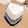 4Pcs Ice Silk Wavy Waist Underwear Women's Seamless Panties Sexy Comfy Solid Briefs Girls Ultra Thin Invisible Lingerie