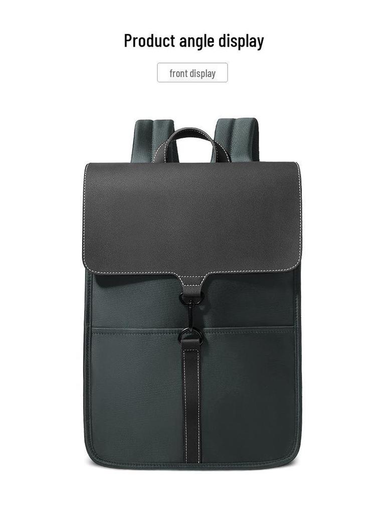 Men's Minimalist 15-Inch Waterproof Laptop Backpack for Business, Commute, or School