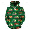 Fun Cartoon Car Series Men 3D Print Hoodie Autumn Winter Fashion Coat Comfortable Warm  Round Neck Long Sleeve Pocket Large Size Hoodies