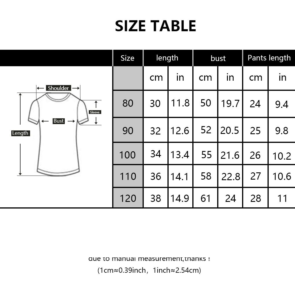 Elroy 2Pcs Kids Clothes Outfit Girl Printed Shorts Pants Ruffle Top Button Vest
