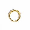 2026 Trend Diamond-set Narrow Opening Cross Flower Ring, The Same Ring for Men and Women, Jewelry Accessories