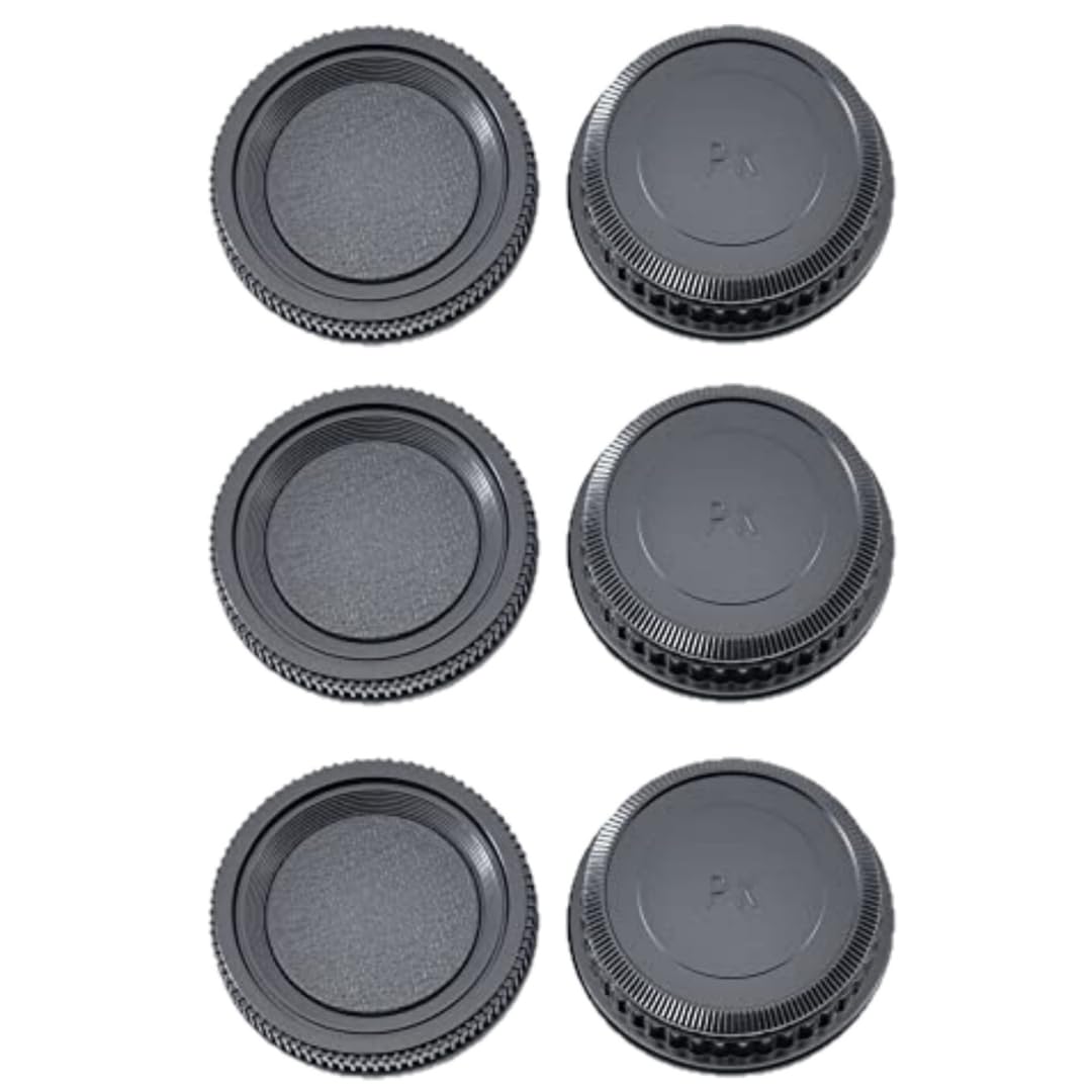 

ATAK PENTAX K mount compatible K 3 rear caps 3 body caps total 6 pcs K mount cap/lens & (PENTAX compatible)