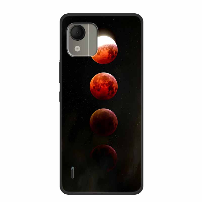 For Nokia C110 4G Case Luxury Silicone Back Cover for NokiaC110 Phone Coque C110 2023 Protector Shockproof Colorful Capas Bumper