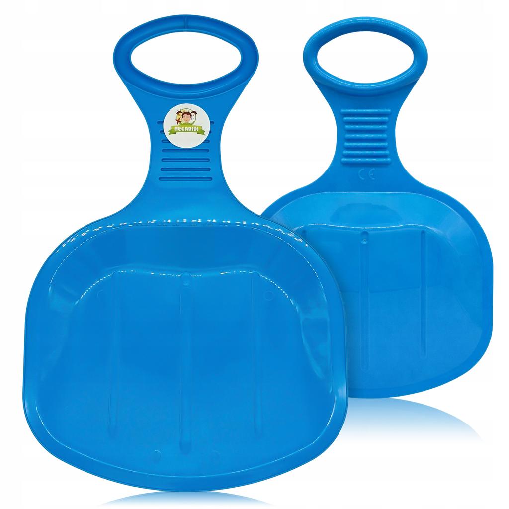 Ślizg Na Śnieg Jabłuszko Do Zjeżdżania Sanki Xl 51 Cm Solidne Niebieski