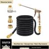 Magic Retractable Hose: High-Pressure Sprinkler & Car Wash Gun for Home, Garden & Agriculture.