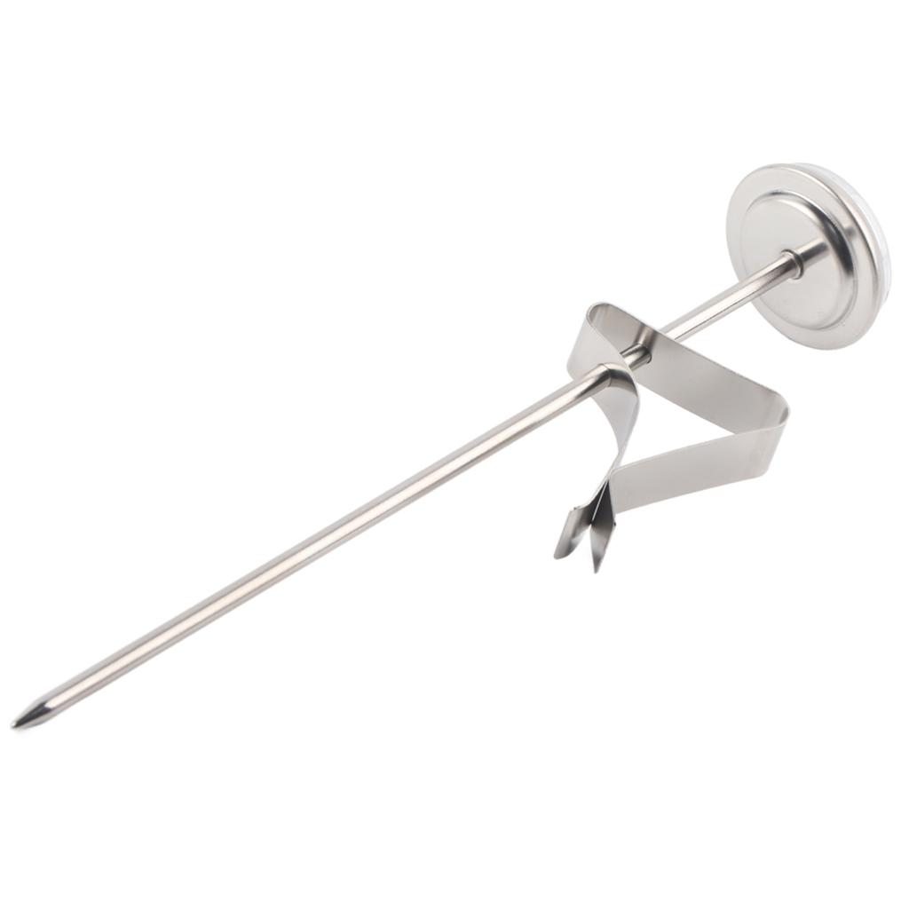 Stainless Steel Milk Thermometer -10-110 celsius Easy to Clean Coffee Frothing Accessories Milch Thermometer Stabthermometer Topf Bad Kochtopf Lebens