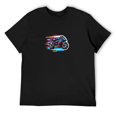 Motorcycle Super Sport T-Shirt Clothing Luxury T-shirt Sweat Sublime Cotton T Shirt Men