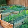 Gartennetz für Hochbeete, faltbarer Pflanzenkäfig aus Netzgewebe mit Erdspießen, Insekten- und Vogelabwehr, Hochbeetabdeckung zum Pflanzenschutz