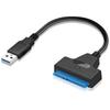 Samcos SATA To USB Adapter for SATA 5Gbps SATA3 USB To 2TB External Converter Portable Hard Drive 3.0 2.5-inch SSDs/HDDs, Cable, High-Speed Converter,