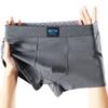 Men's Boxers  High Elasticity Comfortable Panties Solid Color Mid Waist Large Size Seamless Underwear