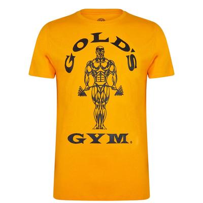 Tricou cu mânecă scurtă Golds Gym Muscle Joe, galben unisex