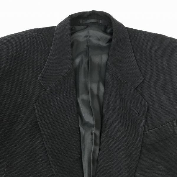LANVIN Paris/Double-Breasted Fall/Winter Tailored Jacket/Blazer/Men’s 48/Black/Fully Lined/Tencel(USED)