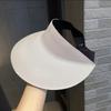 Sports integrated sunscreen cap Women's UV protection summer foldable empty top hat Traceless sun hat Sun hat New