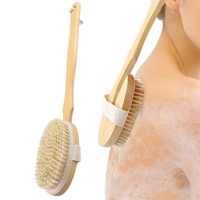 Detachable Shower Brush, Handle Bath Brush Richness Foam Cleaning Body Soft Back Scrub