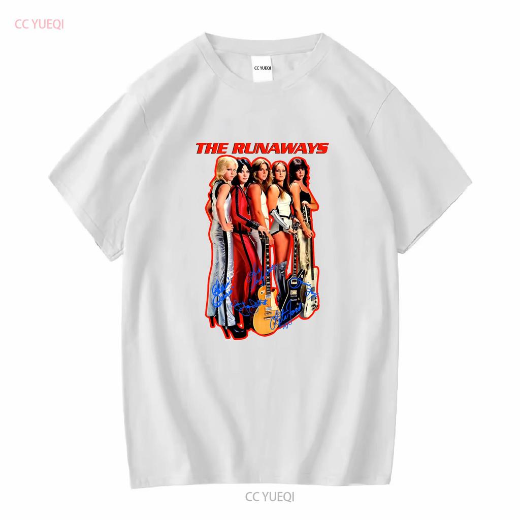 T-shirt The Runaways nuovo miglior regalo per i fan vintage Lavata Elasticizzata uomo Top Per Uso Quotidiano Casual Leggermente