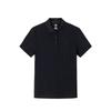 Training Series Sports Casual Simple Solid Color Short Sleeve Polo Shirt Women Tops Black 962527123-5